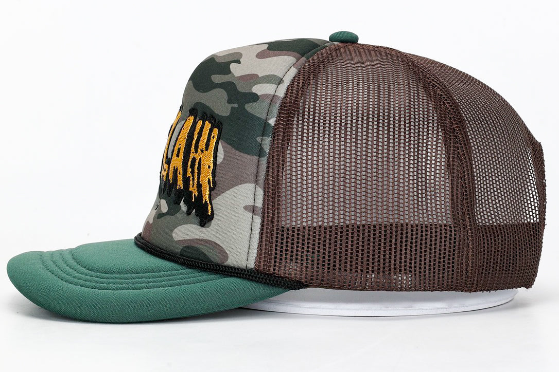 Outlaw Leather TX - Slime Trucker Hat