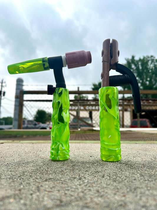 🍋🟩Lime Acrylic  TIG Handle, Stick Handle and Medium Backcap🍋🟩