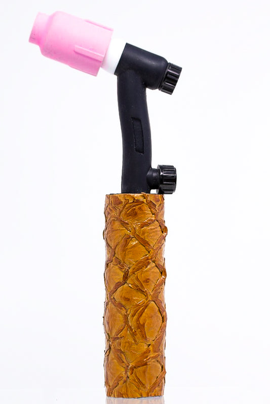 Pirarucu Leather Handle - Tan