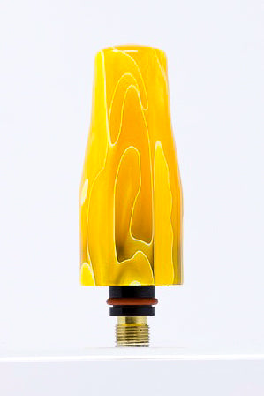 Lemon Yellow Acrylic TIG Handle and Medium Backcap