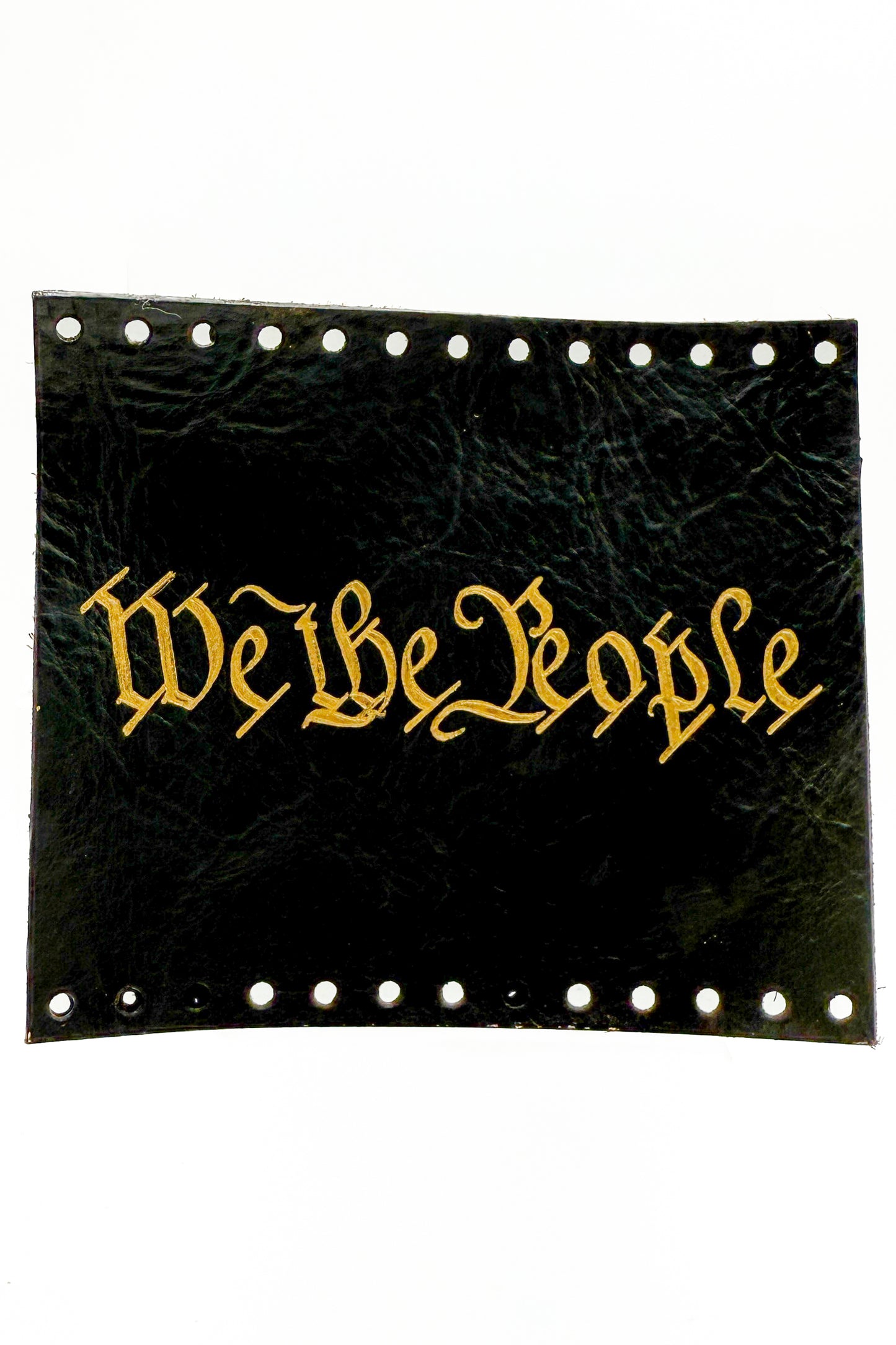 "We The People" Leather Handle