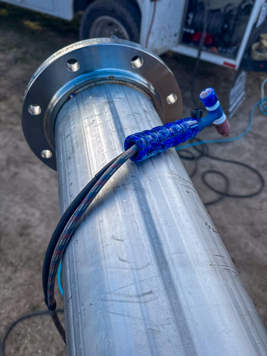 Blue Hawaii Acrylic TIG Handle and Short Backcap