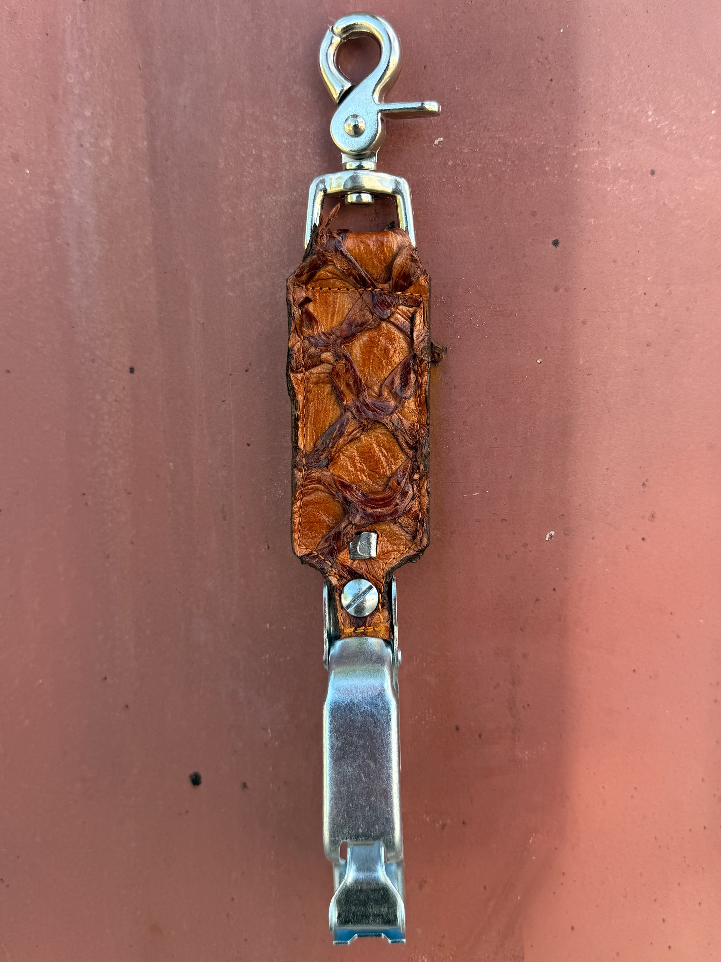 Tan Pirarucu Glove Clip
