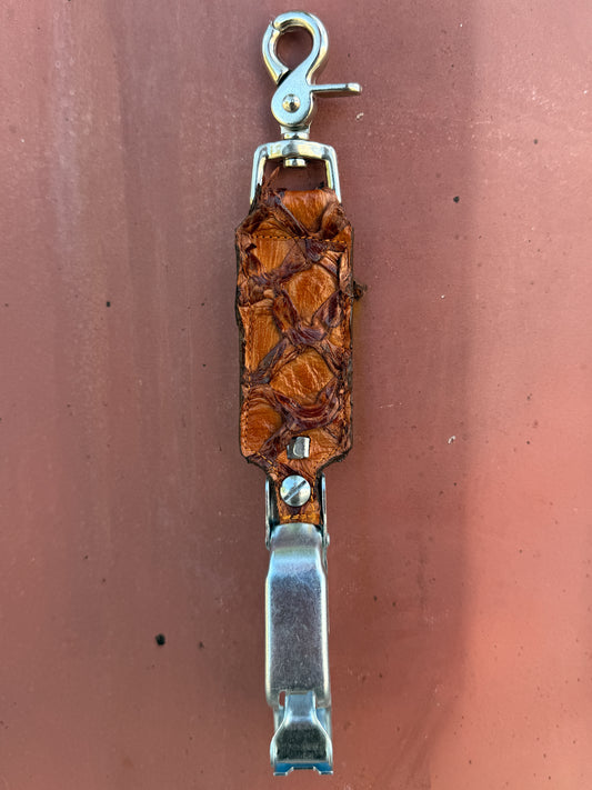 Tan Pirarucu Glove Clip