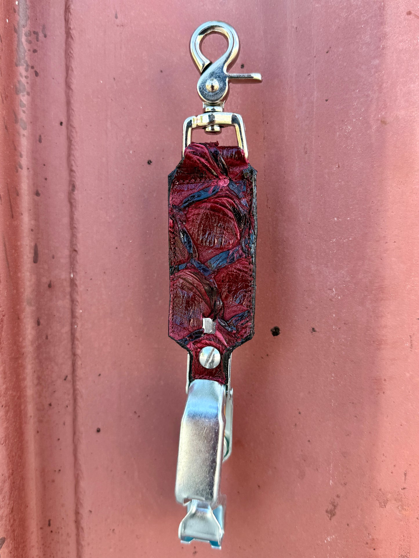 Black Cherry Pirarucu Glove Clip