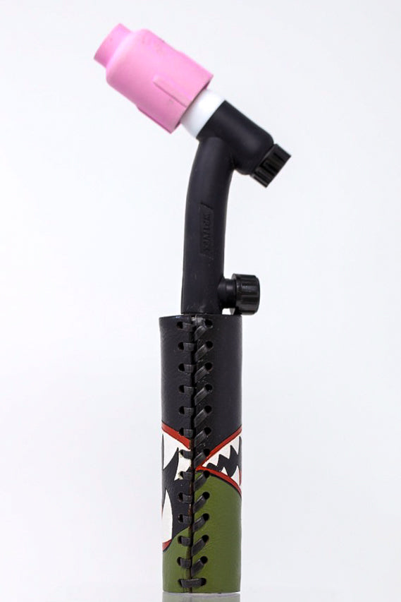 Fighter Jet Leather Handle