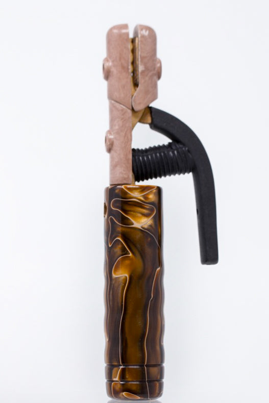 Copper Swirl Acrylic Electrode Holder Handle