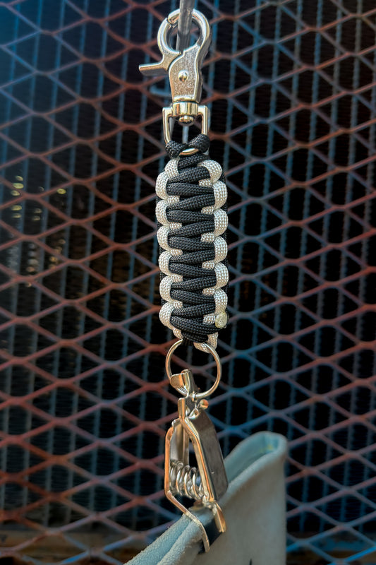 Black & Bone Paracord Glove Clip