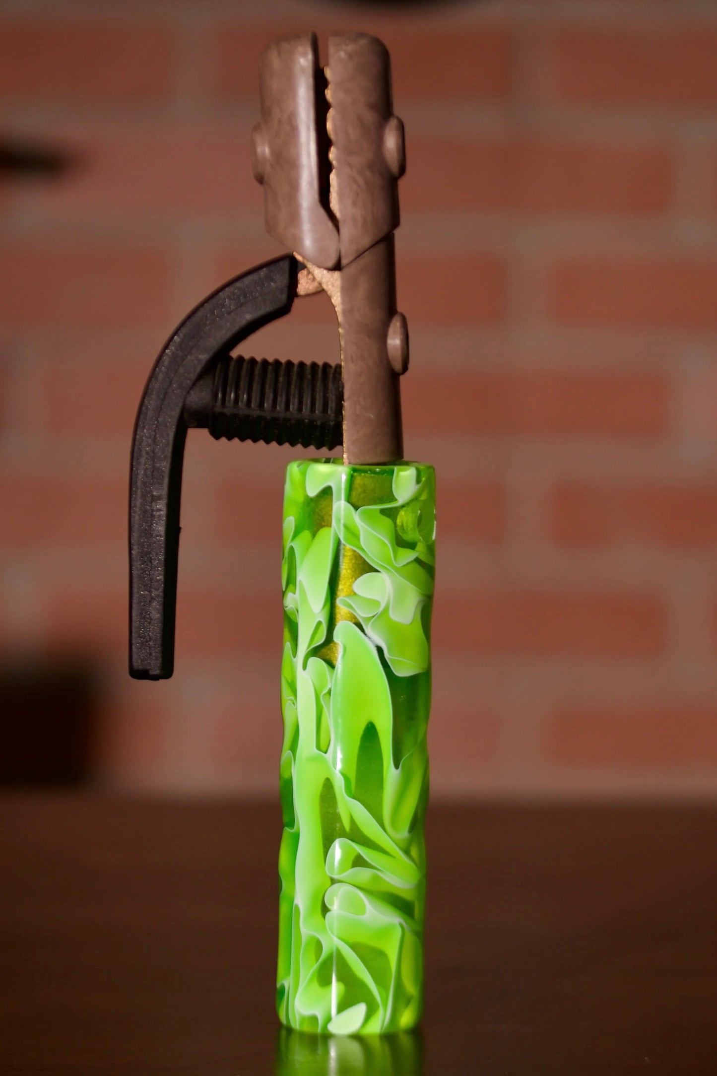 Lime Acrylic Electrode Holder Handle