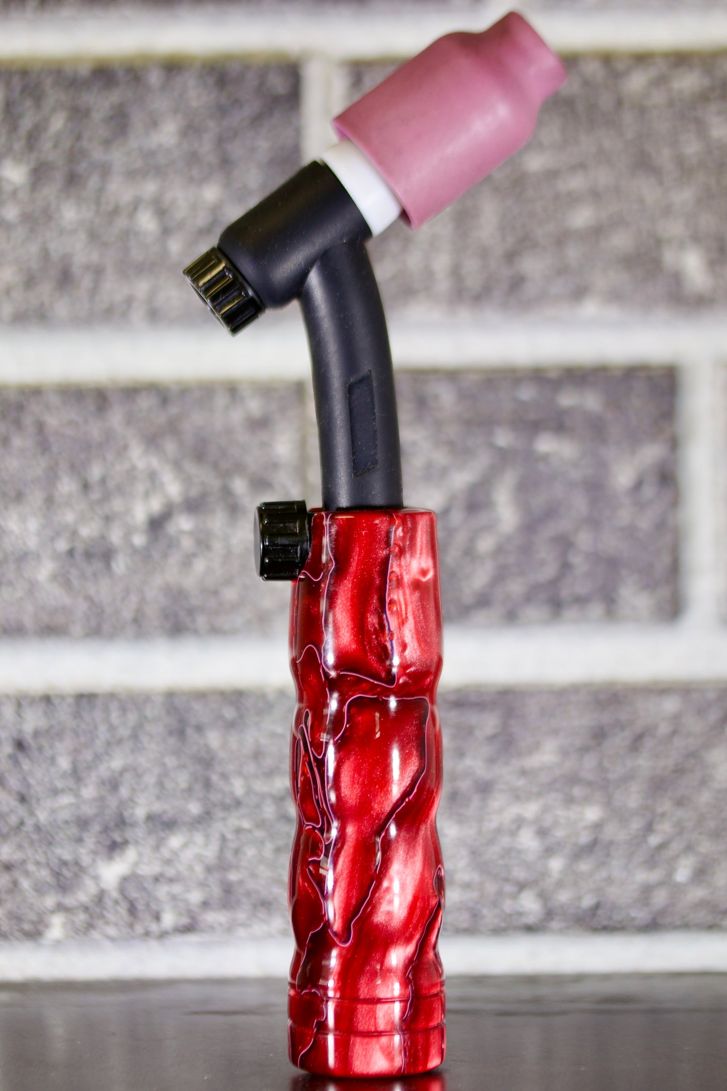 Lava Flows Acrylic Handle