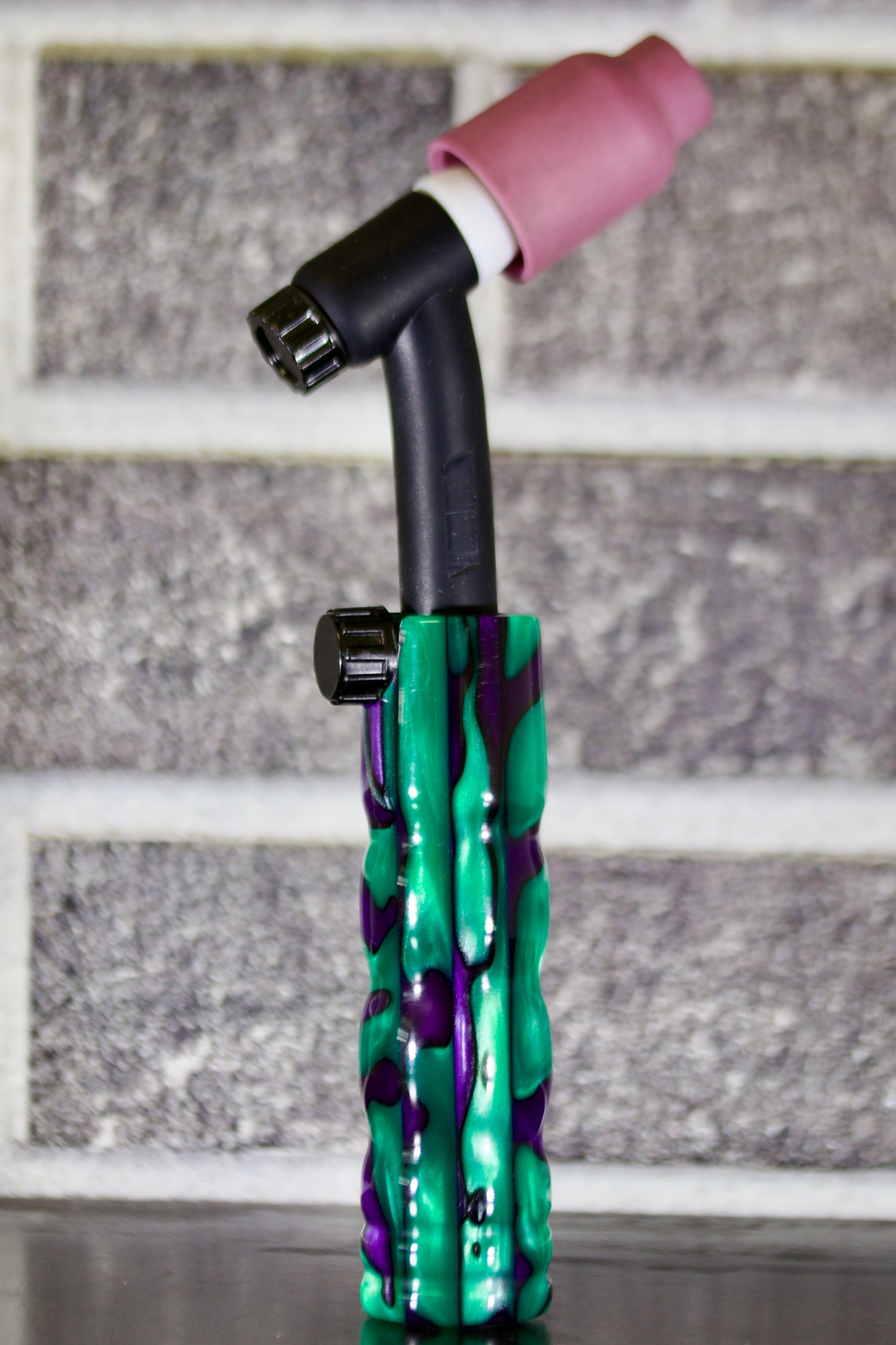 Purple Monster Acrylic Handle