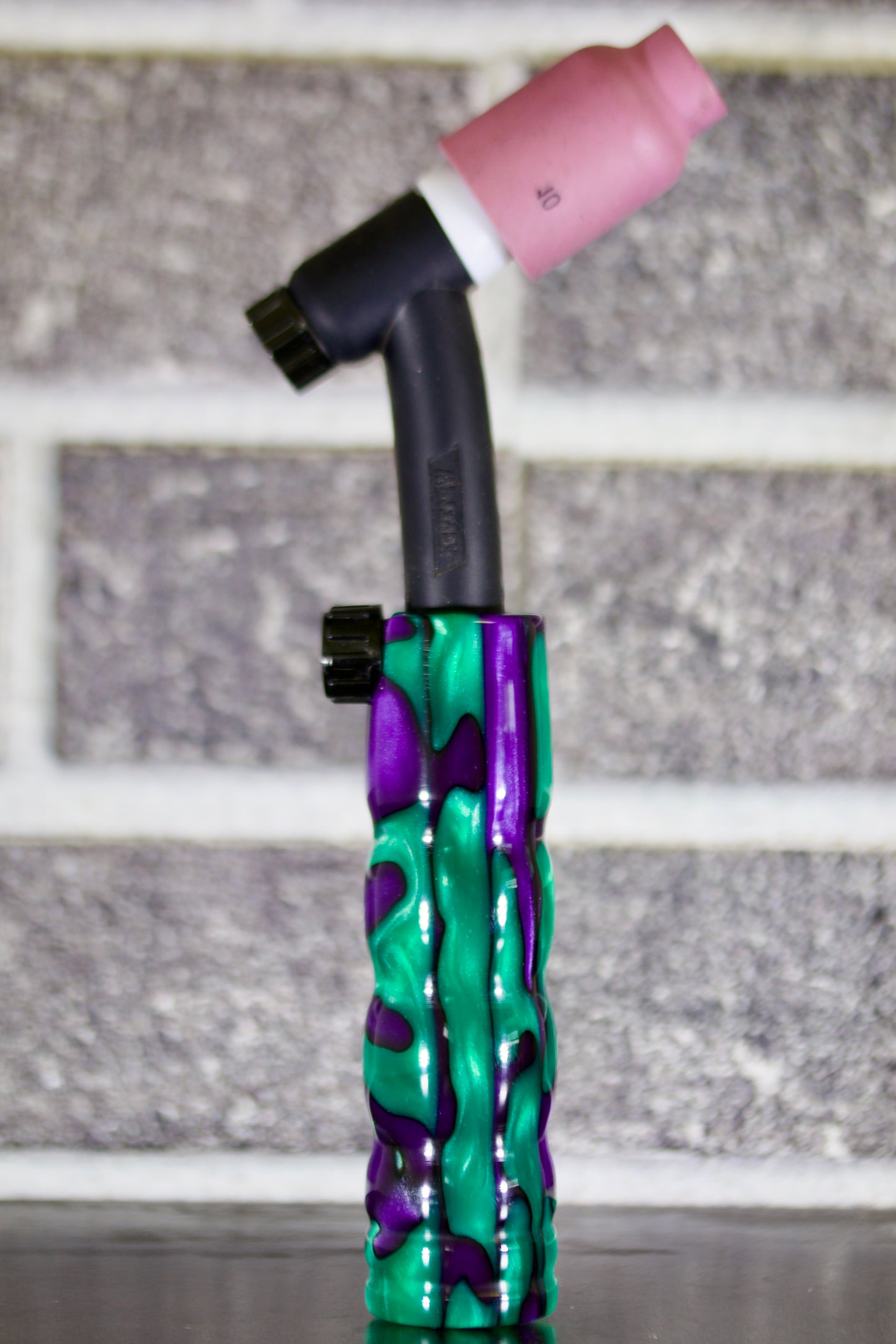 Purple Monster Acrylic Handle