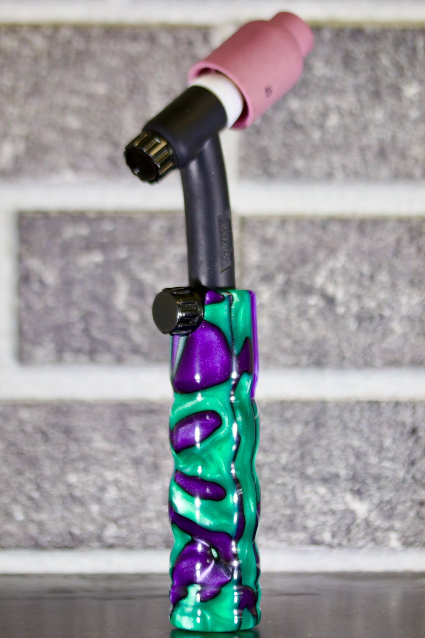 Purple Monster Acrylic Handle