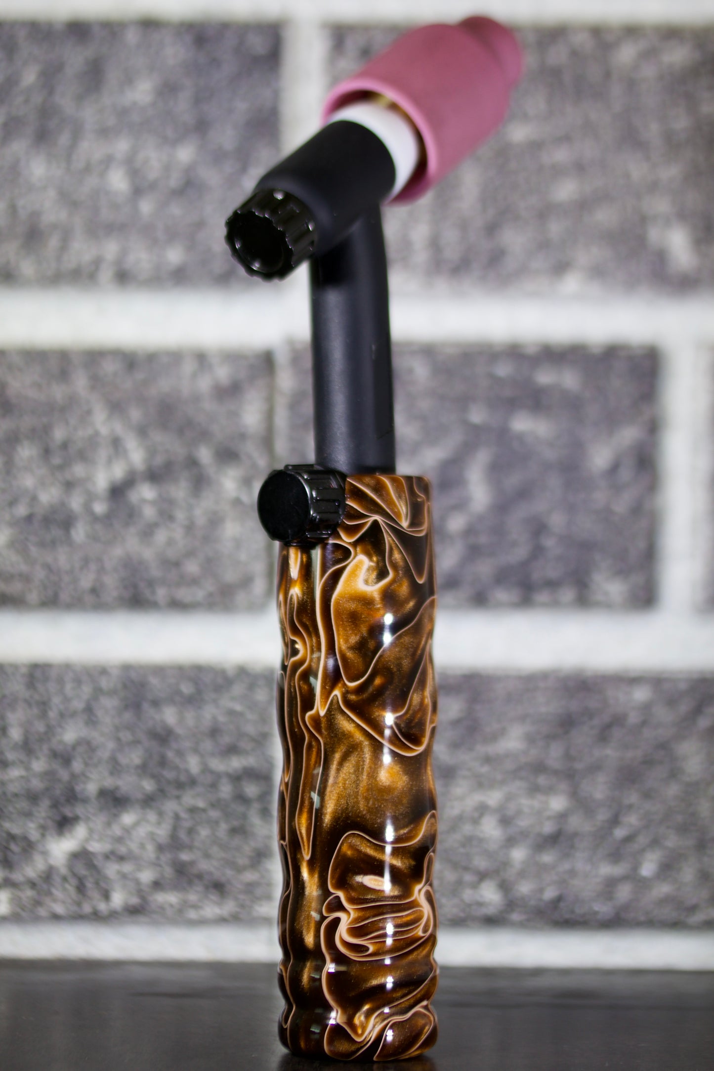 Copper Swirl Acrylic Handle