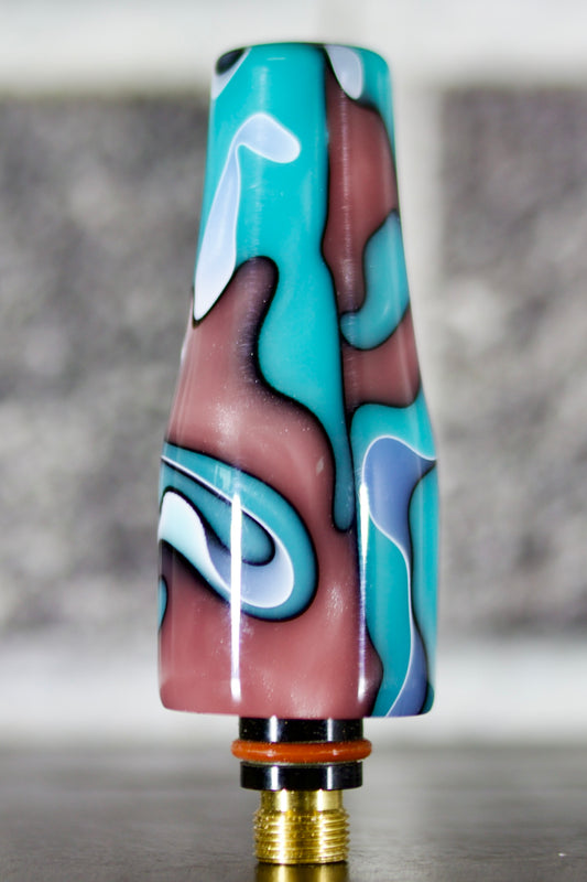 Turqouise Moon Acrylic Backcap