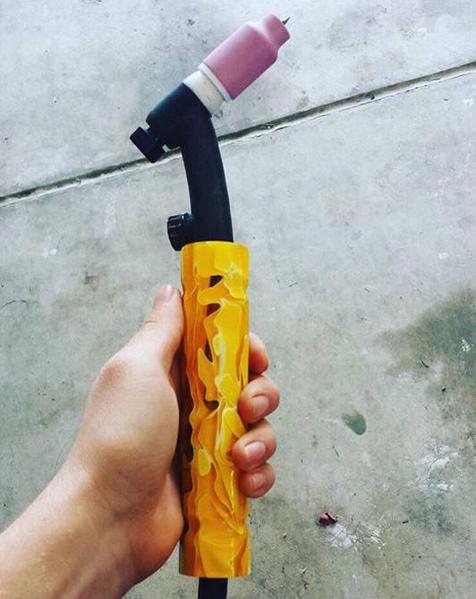 Lemon-Yellow Acrylic Handle