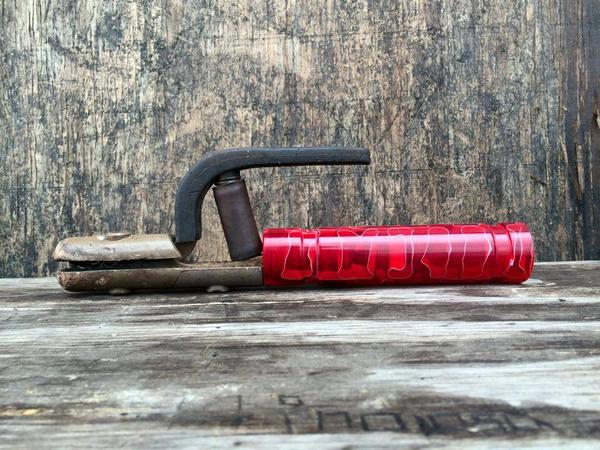 Lava Flows Acrylic Handle