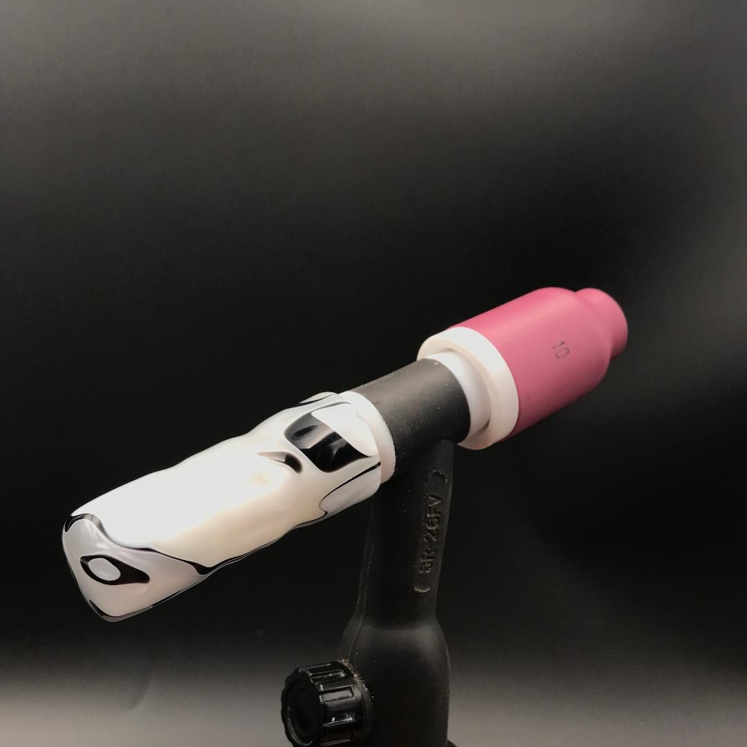 Dalmatian Acrylic Handle and Back Cap