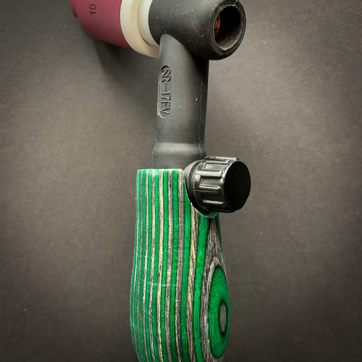 Mossy Slate Wood Handle