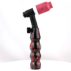 Martian Storm - Grey, Red and Black Acrylic Handle