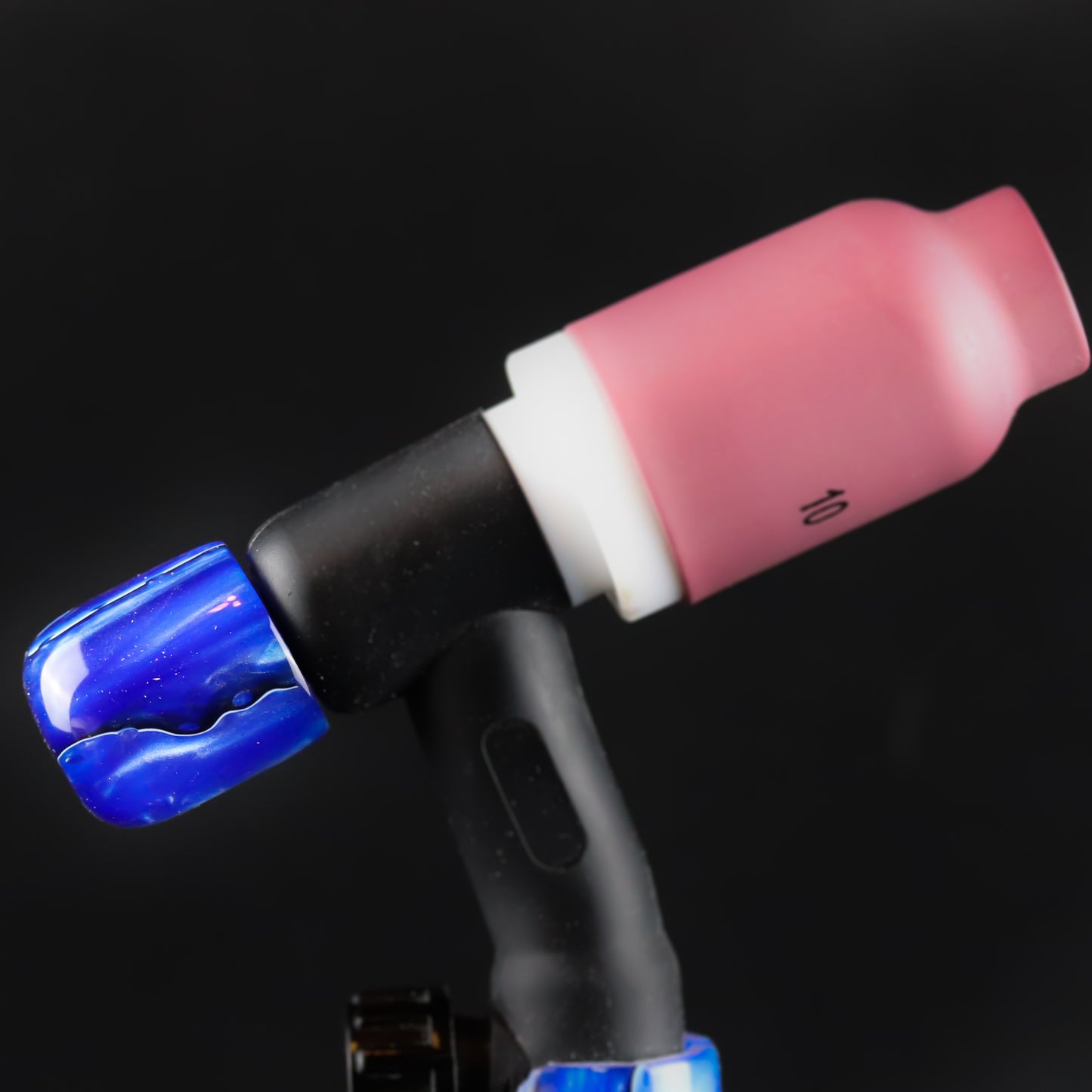 Blue Hawaii Acrylic TIG Handle and 3/4" backcap