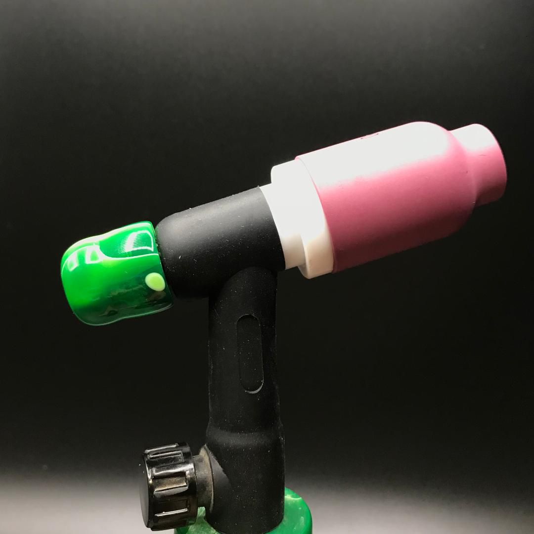 Emerald Water Acrylic TIG Handle and 3/4" backcap
