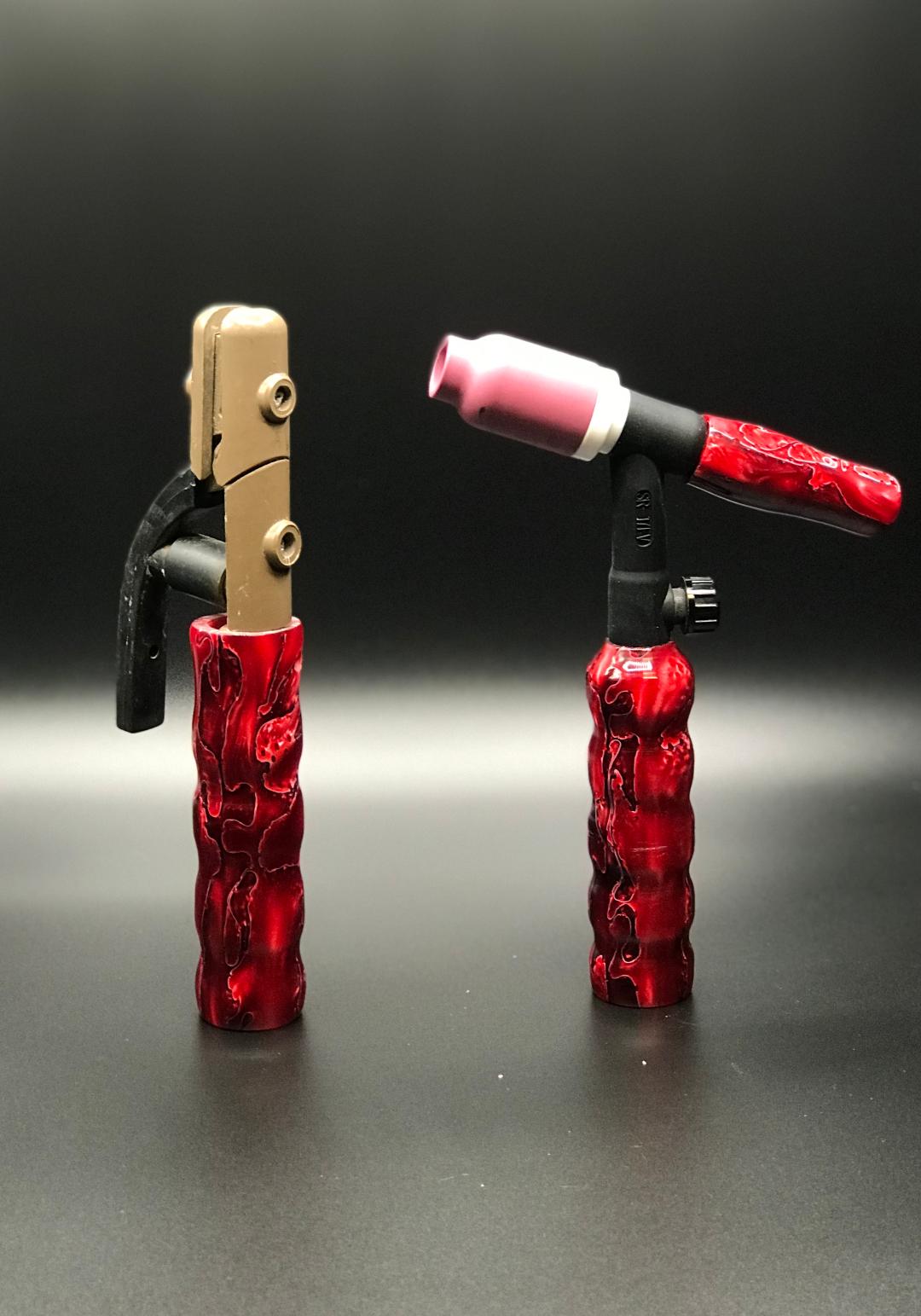Lava Flows Acrylic Handle