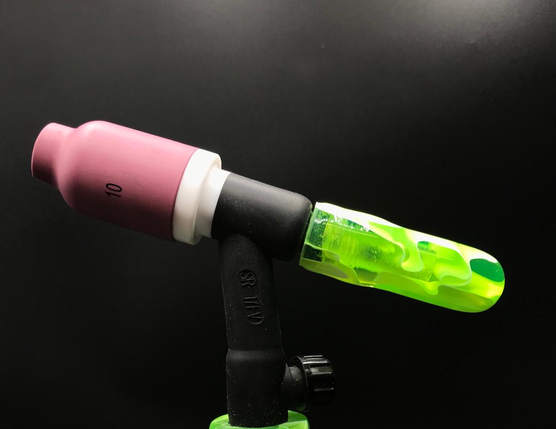 Lime Acrylic Handle and Back Cap