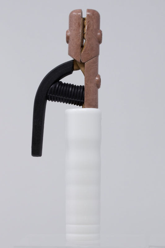 White Acrylic Electrode Holder Handle