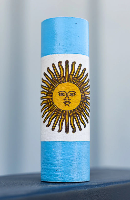Argentina Flag Electrode Holder Leather Handle