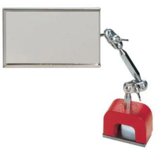 MAGNETIC BASE INSPECTION MIRRORS, 3 1/2 IN X 2 IN