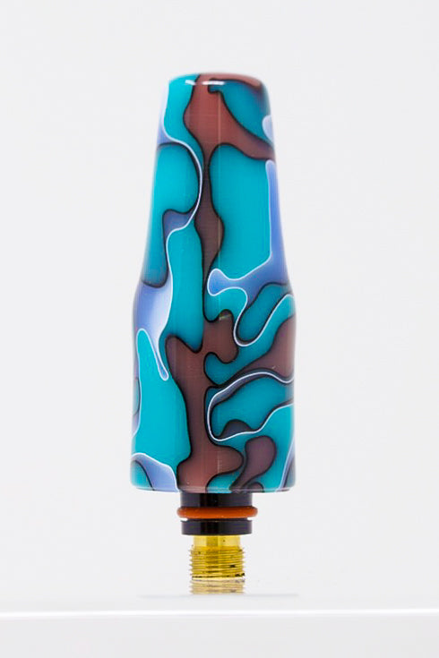 Turqouise Moon Acrylic TIG Handle and Medium Backcap
