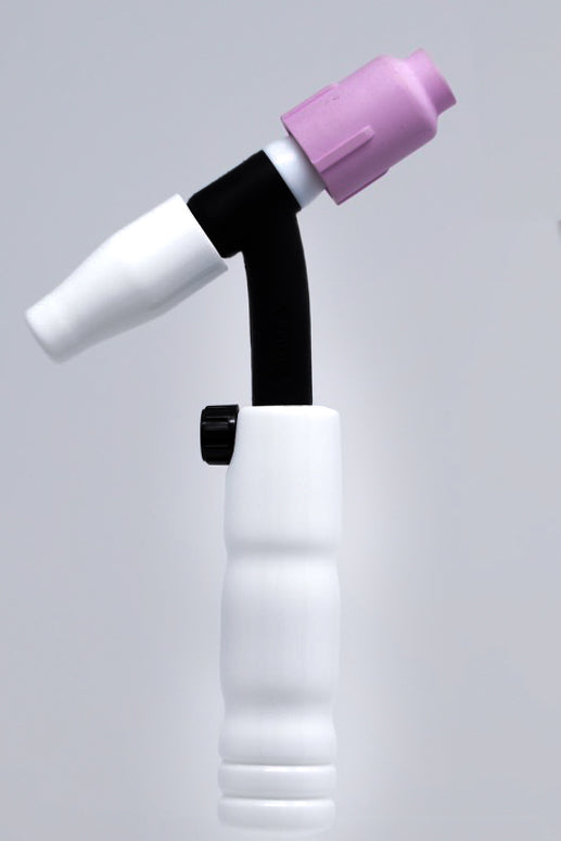 White Acrylic TIG Handle and Medium Backcap