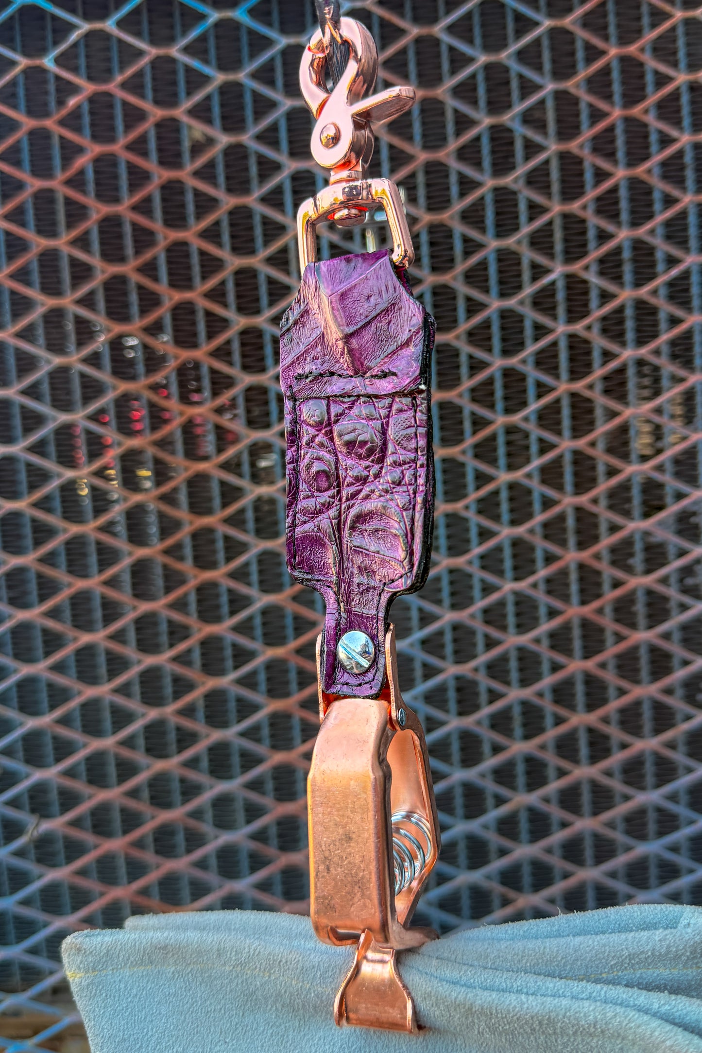 Blackberry Caiman Alligator Glove Clip