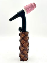 Pirarucu Leather Handle - Chocolate