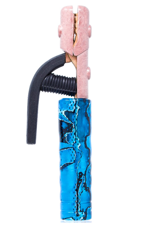 Blue Topaz Acrylic Water Mesh Electrode Holder Handle