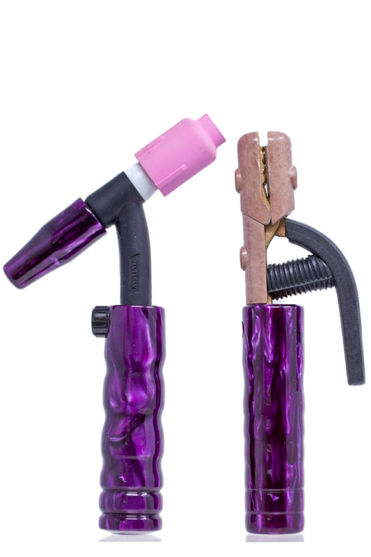 Purple Candy Acrylic TIG Handle, Stick Handle and Medium Backcap