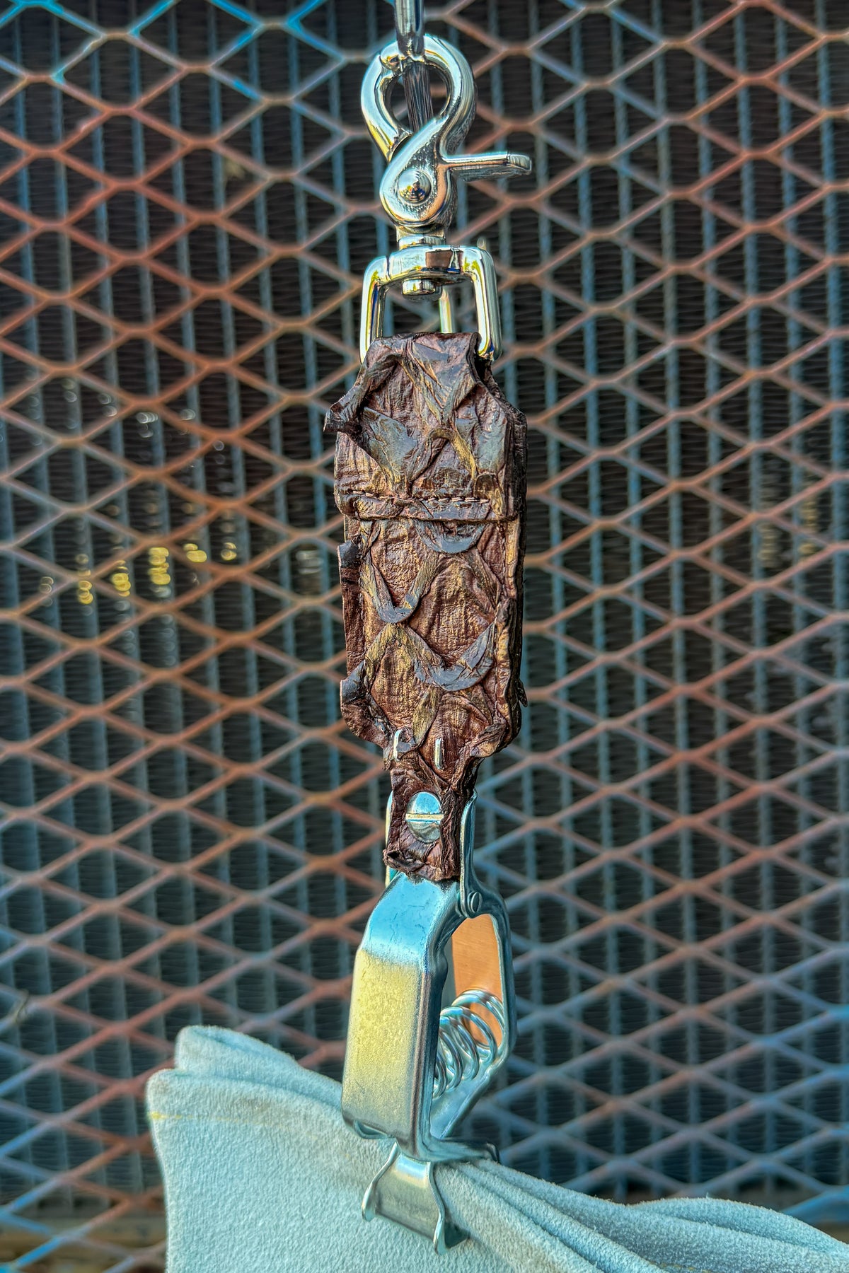 Chocolate Pirarucu Glove Clip