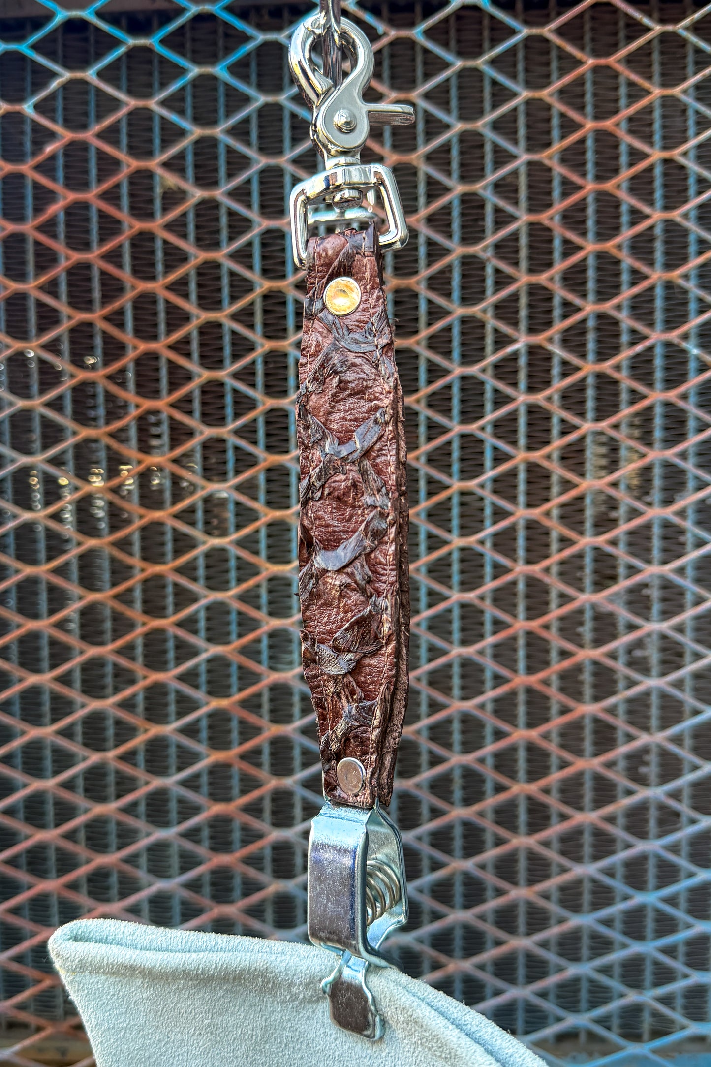 Chocolate Pirarucu Glove Clip