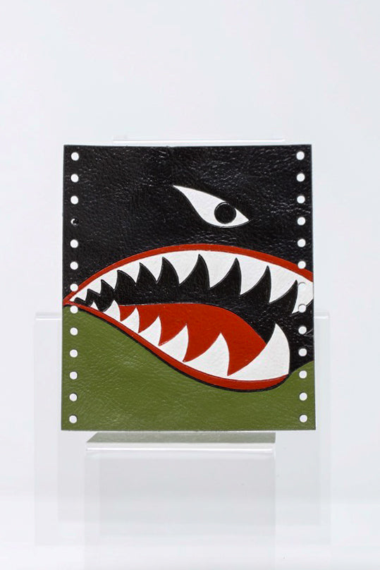 Fighter Jet Leather Handle