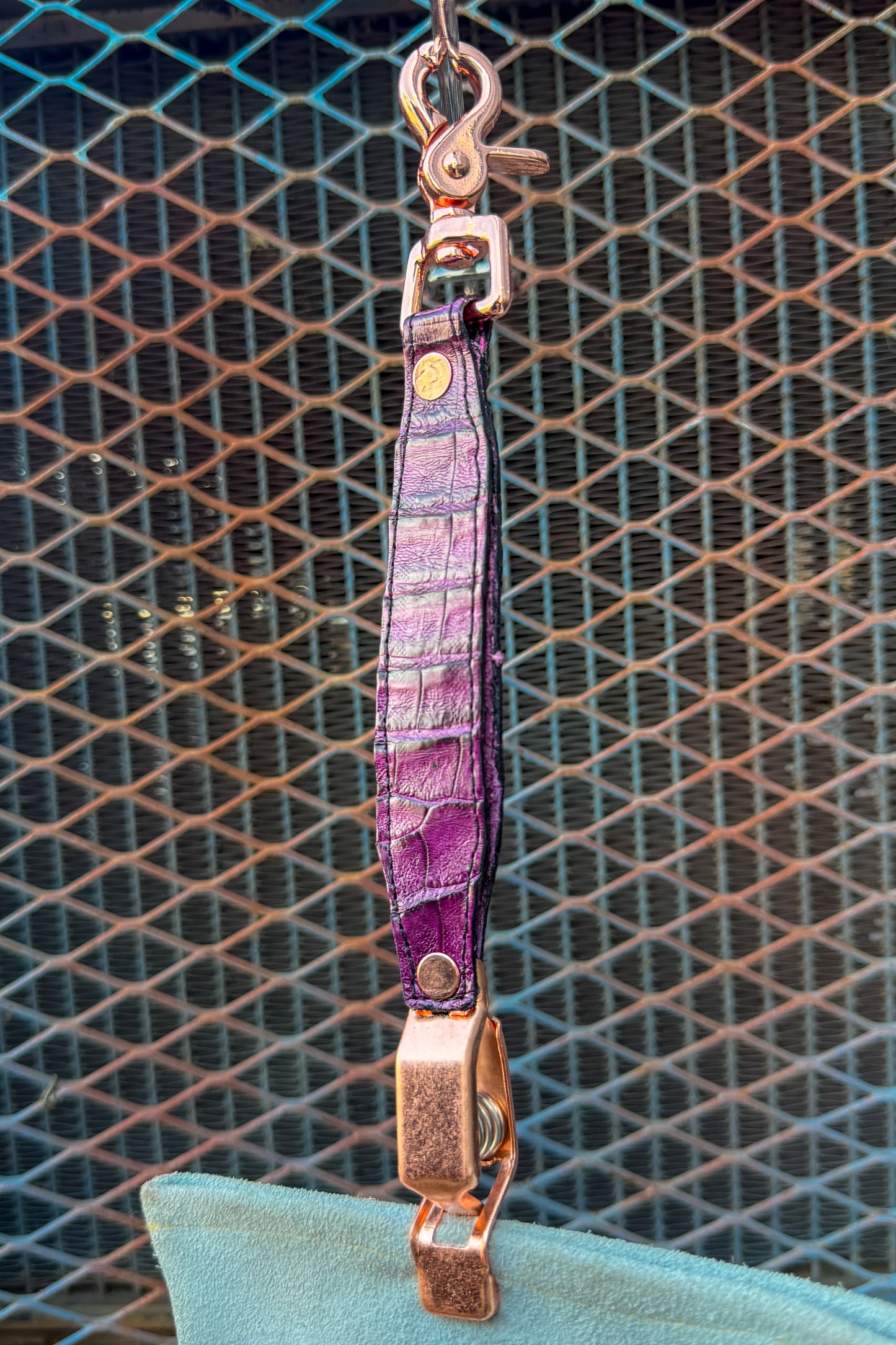 Blackberry Caiman Alligator Glove Clip