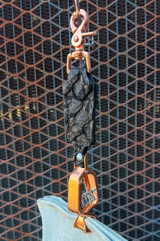 Charred Black Pirarucu Glove Clip
