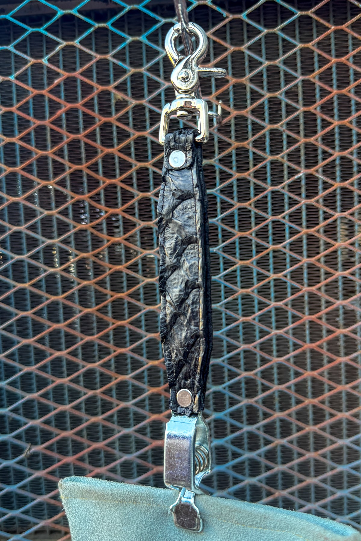 Charred Black Pirarucu Glove Clip
