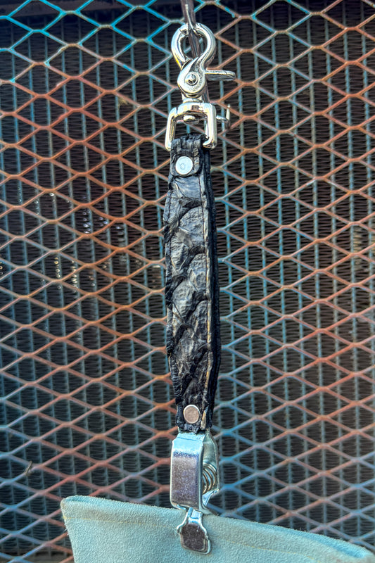Charred Black Pirarucu Glove Clip