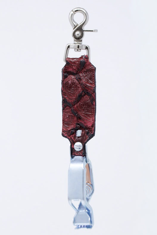 Black Cherry Pirarucu Glove Clip