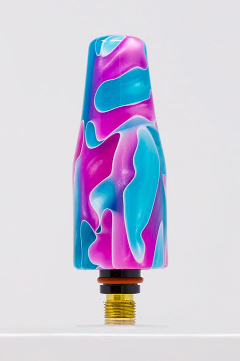Cotton Candy Acrylic TIG Handle, Stick Handle and Medium Backcap