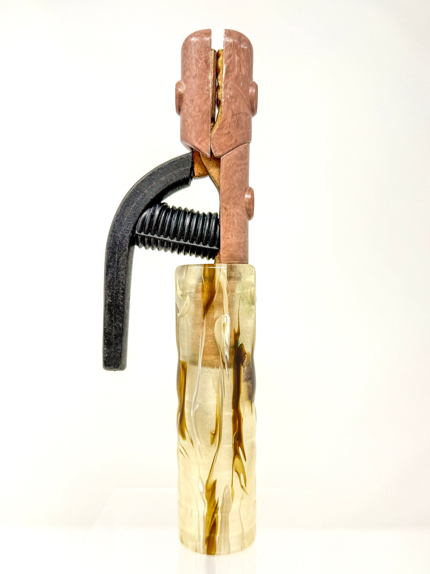 Creamy Coffee Acrylic Handle + 200 amp Electrode Holder