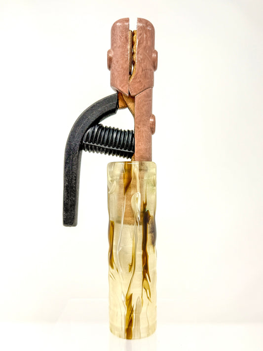 Creamy Coffee Acrylic Handle + 200 amp Electrode Holder