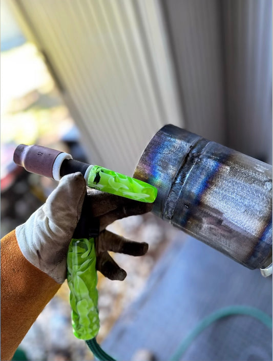 Lime Acrylic Handle and Back Cap