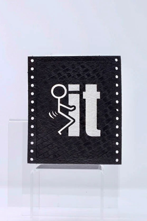 F*** It - Basket Weaved Electrode Holder Leather Handle